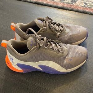 RAD V2 Gray and Purple Athletic Shoes